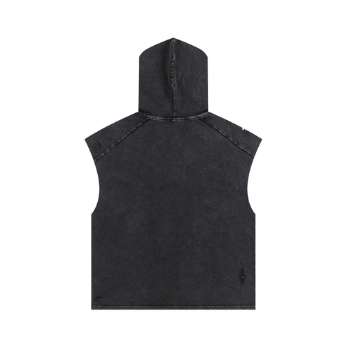 Hades Snow Washed Boxy Hooded Tank Top