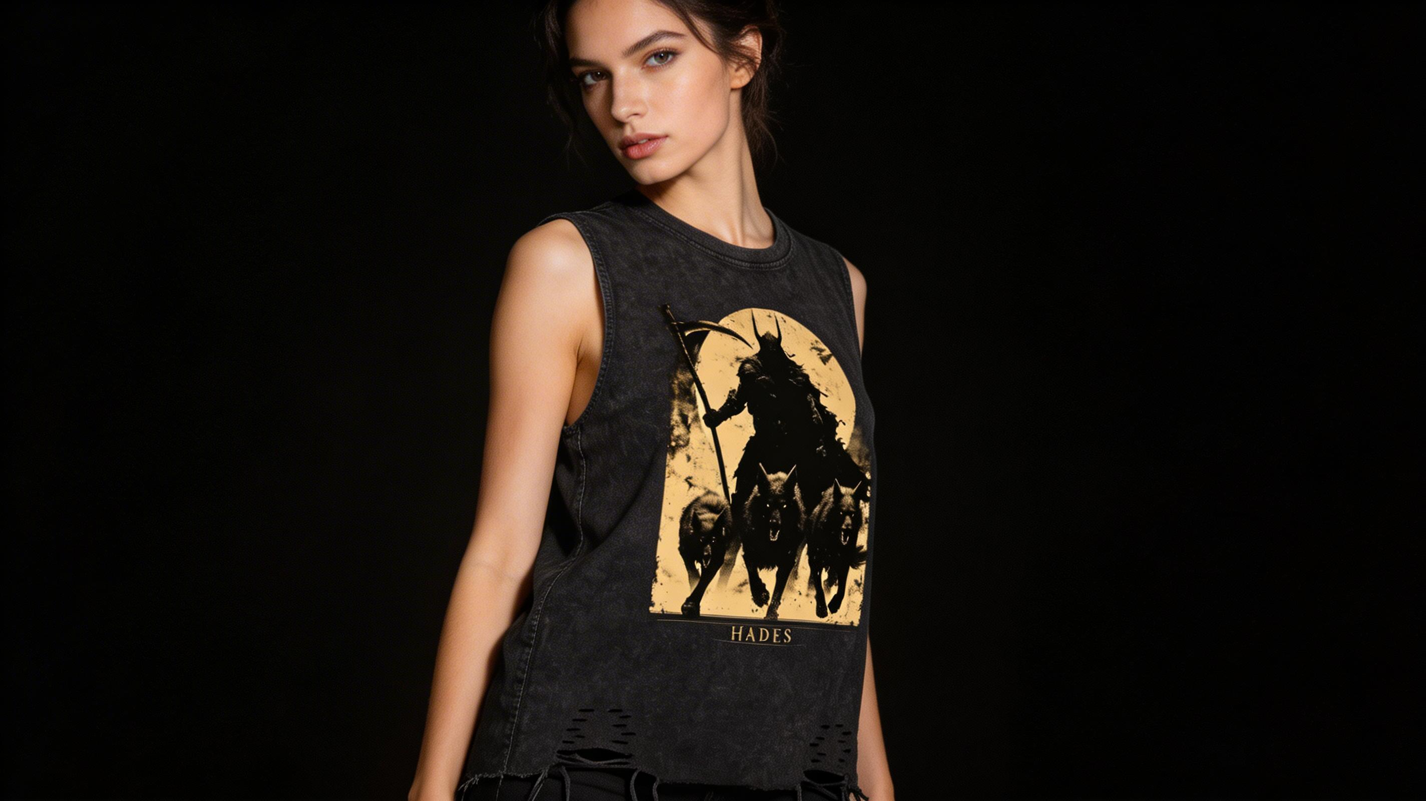 Hades Snow-Washed Raw Tank