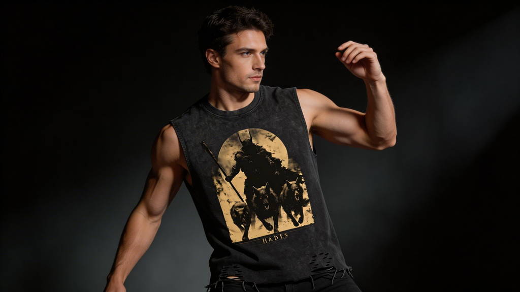 Hades Snow-Washed Raw Tank